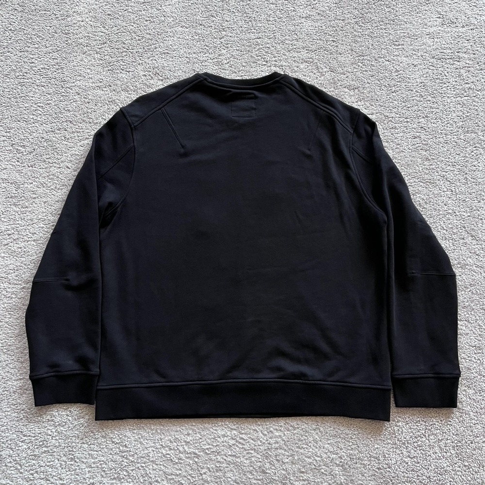 Armani Exchange Icon Logo Sweatshirt Mens XL Black Fleece Crewneck Pullover - Picture 2 of 15